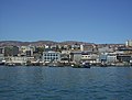 Vista de la ciudad desde el mar.