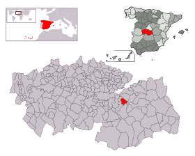 Localisation de Villamuelas