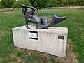 Bronzefigur „Wächterin“ bei der Ehmetsklinge