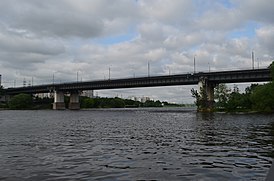 Братеевский мост с набережной в районе Братеево