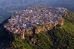 Amadiya a vista de pájaro