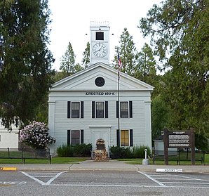 Mariposa County Courthouse in Mariposa, gelistet im NRHP Nr. 77000306