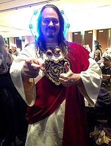 2014 Dragon Con Cosplay - Steampunk Buddy Christ (14937545049).jpg