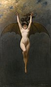 『蝙蝠女』(c.1890)