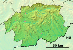 Mapa lokalizacyjna kraju bańskobystrzyckiego