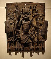 Relieve de la corte de Benin, siglo XVI-XVII. Arte africano.