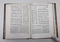 Pagine dell'Apocalisse da una Bibbia quadrilingue, Typographia Elzeviriana, Paesi Bassi, 1627.