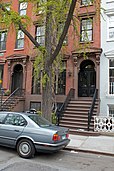 Huxtable House as seen in The Cosby Show. 10 St. Luke's Place, Manhattan.