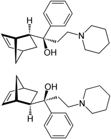 Бипериден Stereoisomers.png