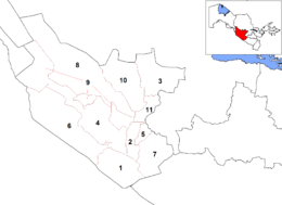 Distretto di Karaulbazar – Mappa