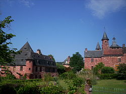 Skyline of Collonges-la-Rouge