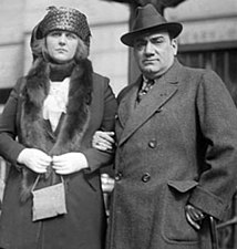 Caruso et son épouse, Dorothy.