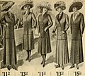 Иллюстрация из модного каталога, весна-лето 1911 г.