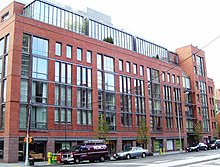 Chelsea Enclave, a residential condominium which replaced Sherrill Hall Chelsea Enclave from south crop.jpg