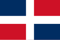 Bandera de República Dominicana (pabellón mercante)