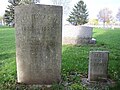 Gravestones of the Reverend Clayton A. and Elen Coles. The Reverend was purportedly Stonewall Jackson's body servant during the Civil War.[3][4]