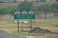 Placa rodoviária indicando Contorno Sul, na altura do km 2 sentido norte/leste, no município de Ribeirão Preto