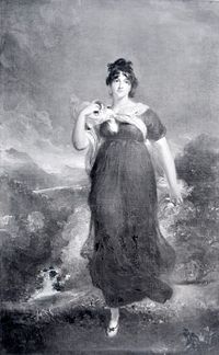 Портрет леди Конингэм, 1801 год, работы сэра Томаса Лоуренса. Бирмингемский музей и художественная галерея, Бирмингем.
