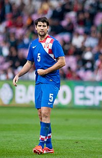 Vedran Ćorluka v reprezentačním dresu, rok 2013