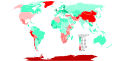 Countries and territories by average altitude