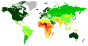 Pienoiskuva sivulle Luettelo valtioista inhimillisen kehityksen indeksin mukaan