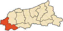 Distretto di Ziama Mansouriah – Mappa