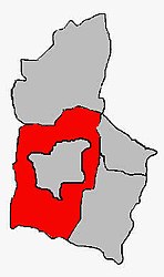 Distretto rurale di Dodoma – Mappa