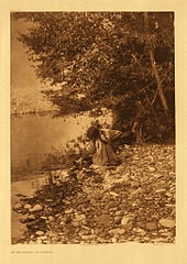 By the river - Flathead, 1911