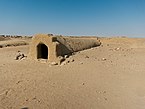 Az egyik núbiai sír kívülről