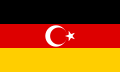 Drapeau de la communauté turque d'Allemagne