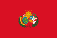 Bandera de Confederación Perú-Boliviana