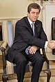 Bulgarian presidentti Georgi Părvanov Valkoisessa talossa vuonna 2005.