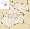 Lage von Aparecida de Goiânia in Goiás