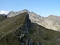 Regular footpath in Făgăraș Mountains