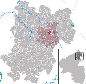 Poziția Halbs pe harta districtului Westerwaldkreis