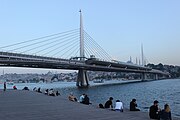 Haliç station as seen from Azapkapı.