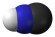 Hydrogen cyanide space filling