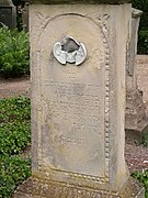 Jüdischer Friedhof Burgsteinfurt Verzierter Grabstein