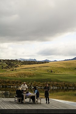 Jack's Point and the manmade Lake Tewa