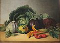 Kolczurka klapowana i warzywa, lata 20. XIX w. Metropolitan Museum of Art