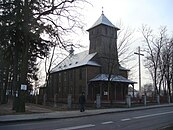 Drewniany kościół w Dobieszynie