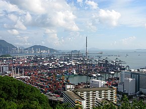 Containerterminals in Kwai Chung