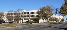 Lancaster County, Nebraska courthouse from SE.JPG