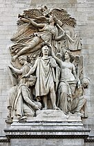 Le triomphe de 1810, Jean-Pierre Cortot, Arco de Triunfo de París