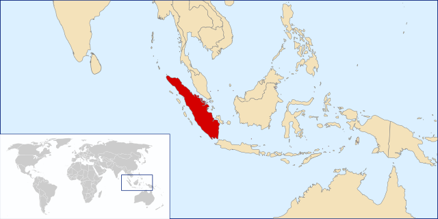 جزيرة سومطرة بدولة إندونيسيا