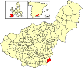 Kaart van Turón
