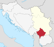Локатор карта Косово в Югославии.svg