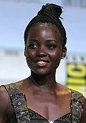 Lupita Nyong'o at the 2016 San Diego Comic-Con International in San Diego, California.