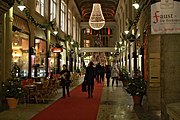 Mädler Arcade Gallery with christmas decoration