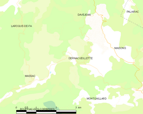 Poziția localității Dernacueillette